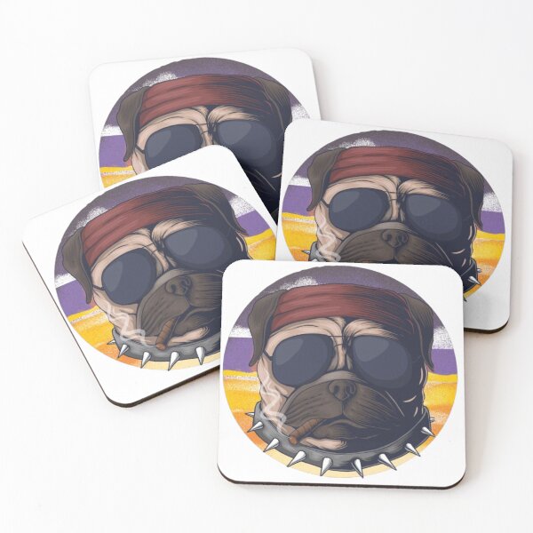 Item preview, Boss Dawg –The Rebel Pug Illustration designed and sold by loom-leaf.