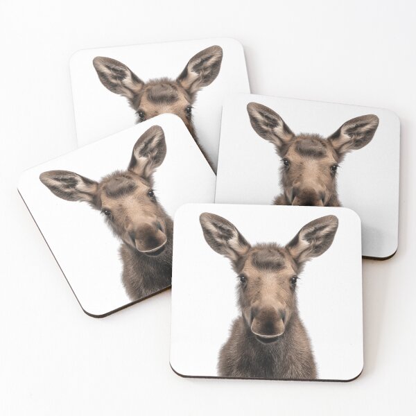 Item preview, Adorable Baby Moose for Cute Moose lovers designed and sold by LazyOwlStore.