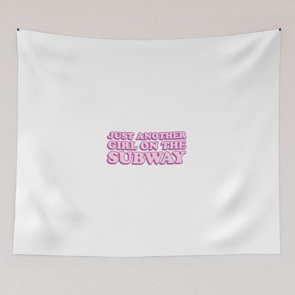 Item preview, just another girl on the subway designed and sold by wordswithfonts.