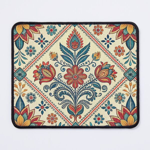 Item preview, Ornate Bohemian Folk Art Floral Pattern. designed and sold by RGShirtWorks.