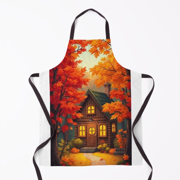 Item preview, Chalet Douillet d’Automneة. Cozy Autumn Cabin designed and sold by Drawingshirts.