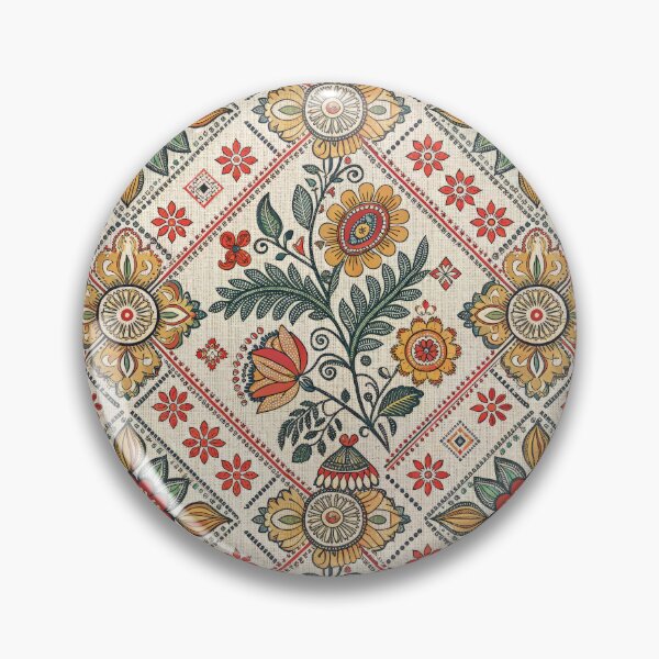 Item preview, Vibrant Folk Art Floral Seamless Pattern. designed and sold by RGShirtWorks.