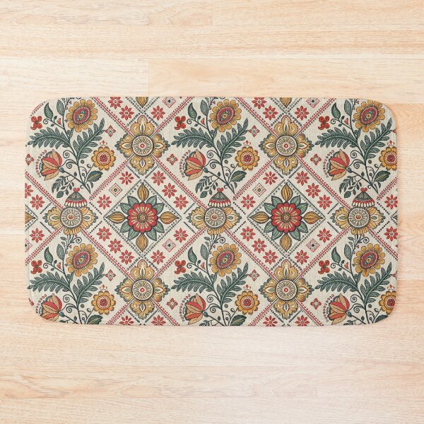Item preview, Vibrant Folk Art Floral Seamless Pattern. designed and sold by RGShirtWorks.