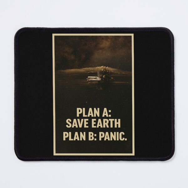 Item preview, Plan A: Save the Earth. Plan B: Panic. designed and sold by hesjustken.