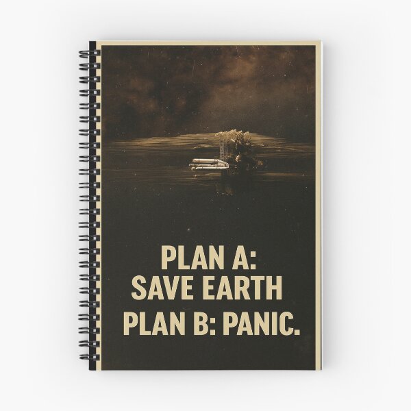Item preview, Plan A: Save the Earth. Plan B: Panic. designed and sold by hesjustken.