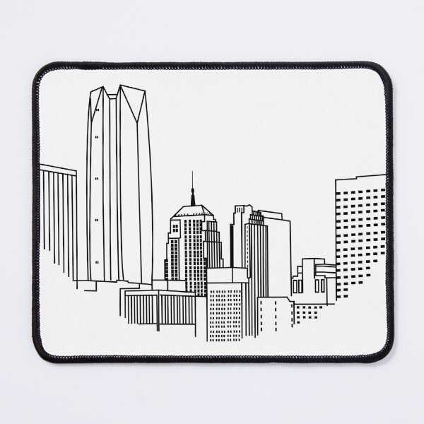 Item preview, Oklahoma skyline designed and sold by Digital4youLk.