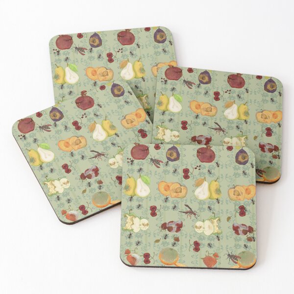 Item preview, To Dust Thou Shalt Return - Rotting Fruit & Insect Pattern designed and sold by SEQU0IA.