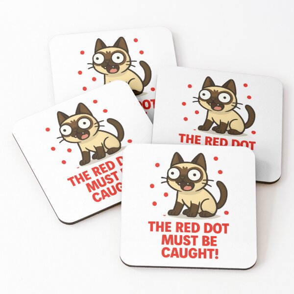 Item preview, The Red Dot Must Be Caught - Laser Pointer Cat Detective Meme designed and sold by EdgyEdgeArt.