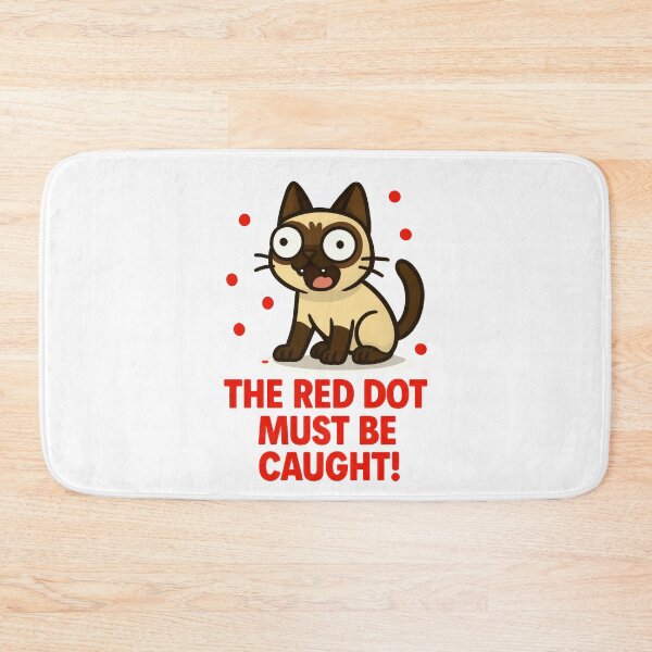 Item preview, The Red Dot Must Be Caught - Laser Pointer Cat Detective Meme designed and sold by EdgyEdgeArt.