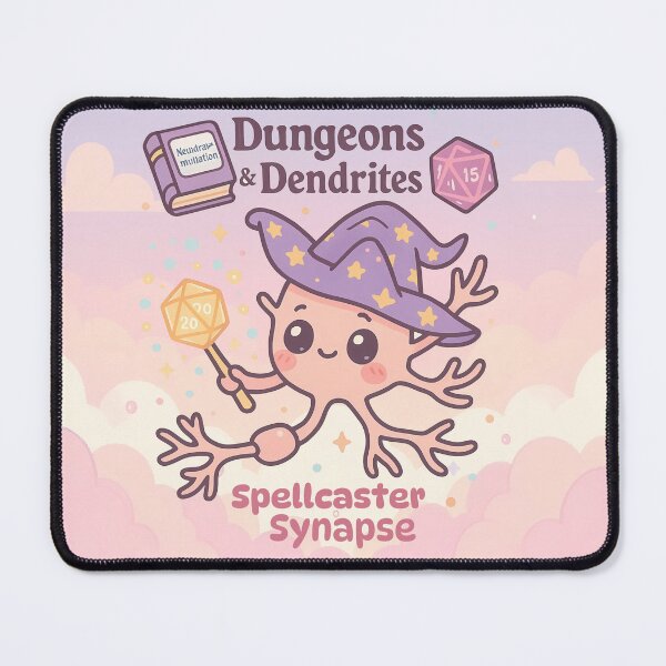 Item preview, Dungeons & Dendrites – Spellcaster Synapse Neuron Wizard designed and sold by daintyriot.