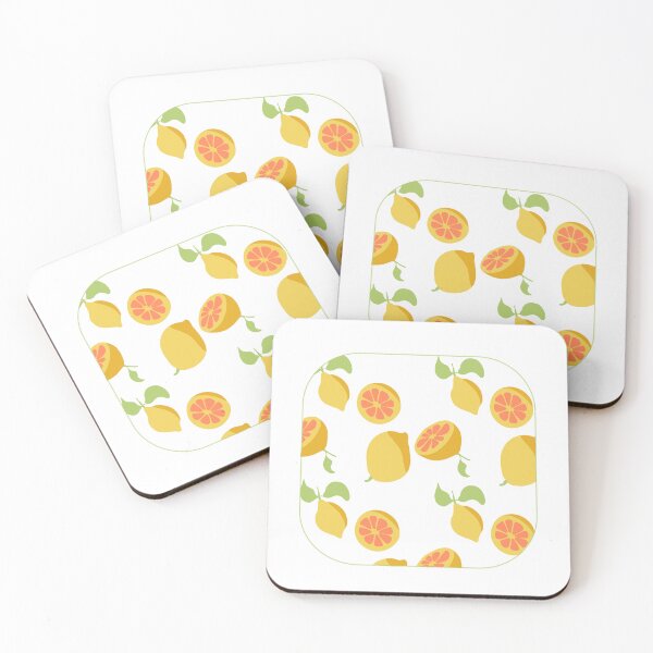 Item preview, Lemons in a Round Square Frame designed and sold by CraftedChapters.