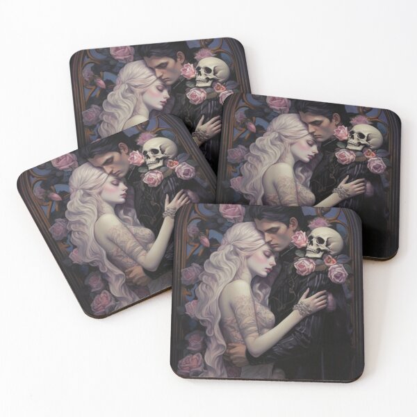 Item preview, Gothic Couple Print | Gothic Romance | Pastel Goth designed and sold by Radiant-Art.