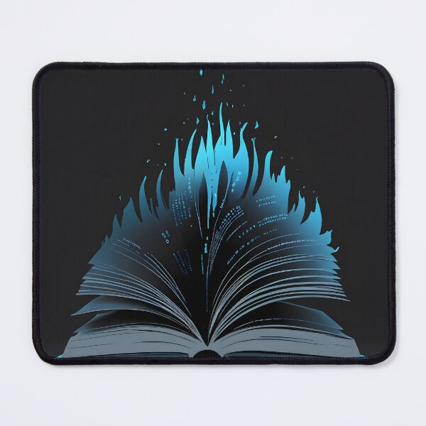 Item preview, Magic book lit with flames of light designed and sold by Ledsor.