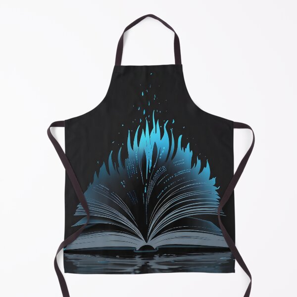 Item preview, Magic book lit with flames of light designed and sold by Ledsor.