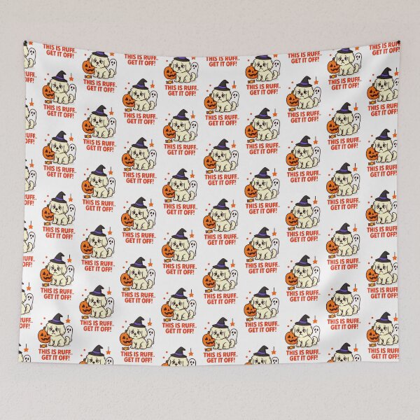 Item preview, This Is Ruff Get It Off - Halloween Costume Stressed Dog Meme designed and sold by EdgyEdgeArt.