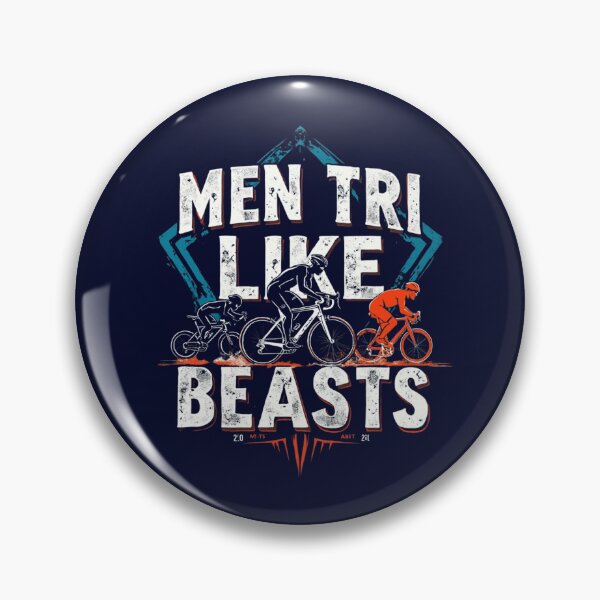 Artikelvorschau, Männer Tri Like Beast | Triathlon Motivation Leistung Sticker entworfen und verkauft von Triathlongram.