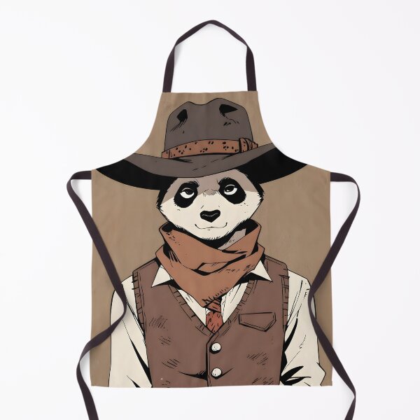 Item preview, Cowboy panda with hat and bandana. designed and sold by Ledsor.