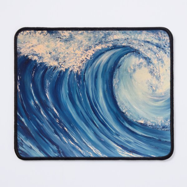 Item preview, wave painting designed and sold by DariaCeppelli.