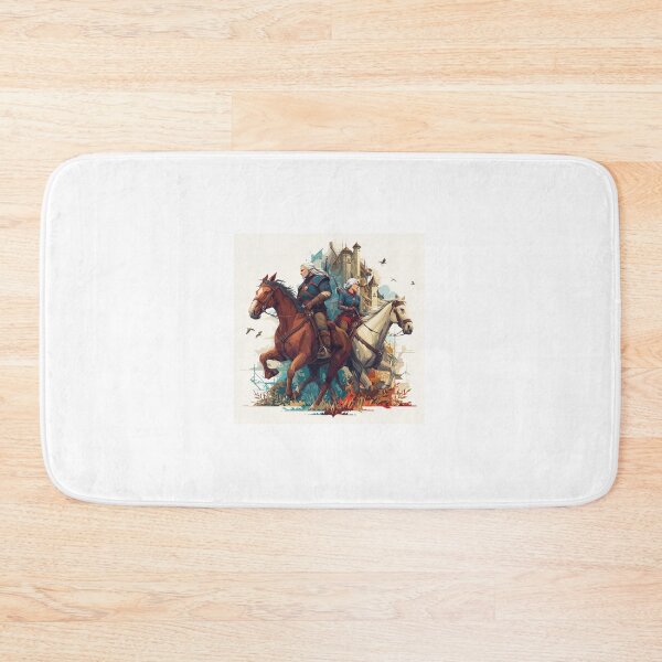 Item preview, Geralt and Ciri on Horses designed and sold by Pop Haven.