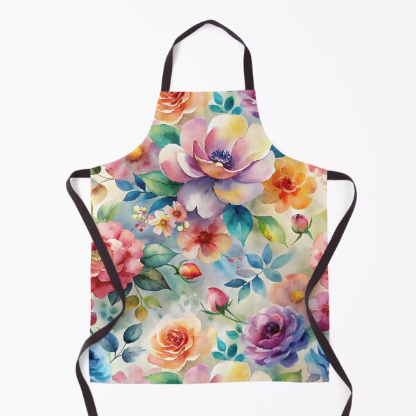 Item preview, colorful flowers pattern designed and sold by trendspatterns.