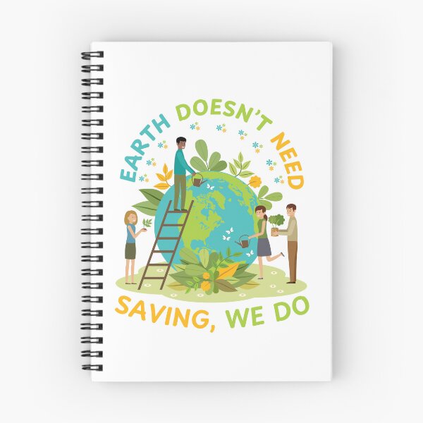 Item preview, Earth Doesn’t Need Saving We Do designed and sold by DesignDazzles.