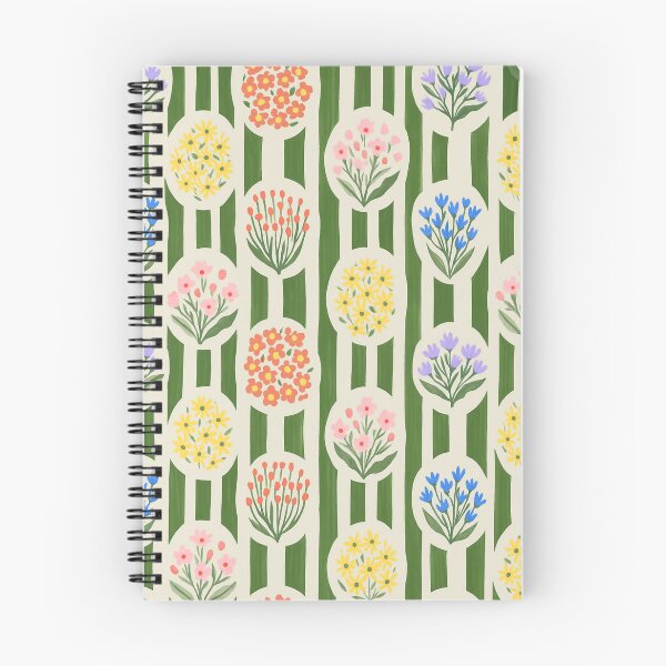 Item preview, Floral Pattern | Green Pattern | Flowers | Colourful | Yellow | Blue | Orange designed and sold by PrintEveryday.