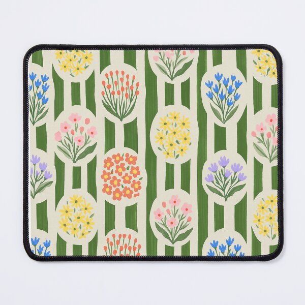 Item preview, Floral Pattern | Green Pattern | Flowers | Colourful | Yellow | Blue | Orange designed and sold by PrintEveryday.
