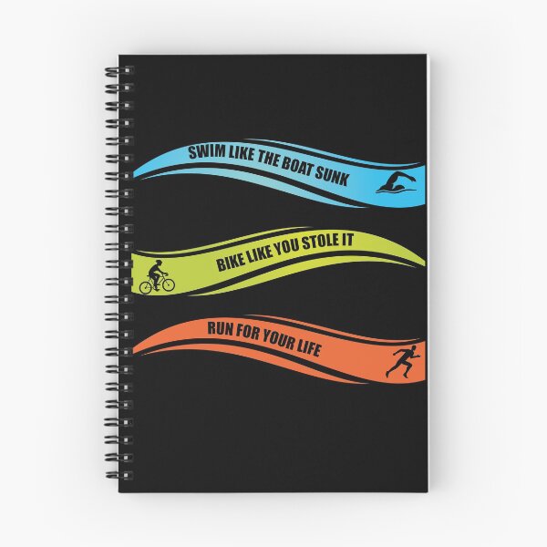 Item preview, Triathlon - Swim Like The Boat Sunk Bike Like You Stole It Run For Your Life, Sport Triathlete designed and sold by overstyle.