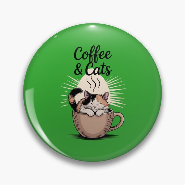 Item preview, Coffee & Cats – Cozy Cat Mug T-Shirt designed and sold by Bareradesigns.