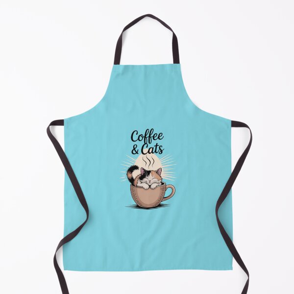 Item preview, Coffee & Cats – Cozy Cat Mug T-Shirt designed and sold by Bareradesigns.