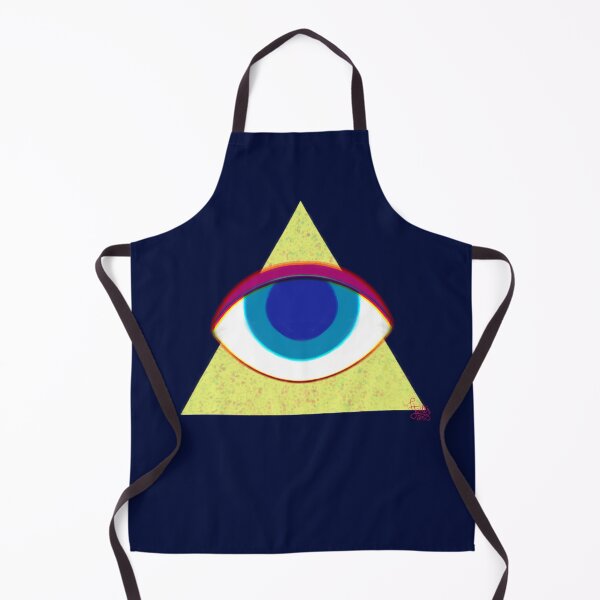 Item preview, All-Seeing Eye – Illuminati-Inspired Pyramid Illustration designed and sold by OopsieWeArted.