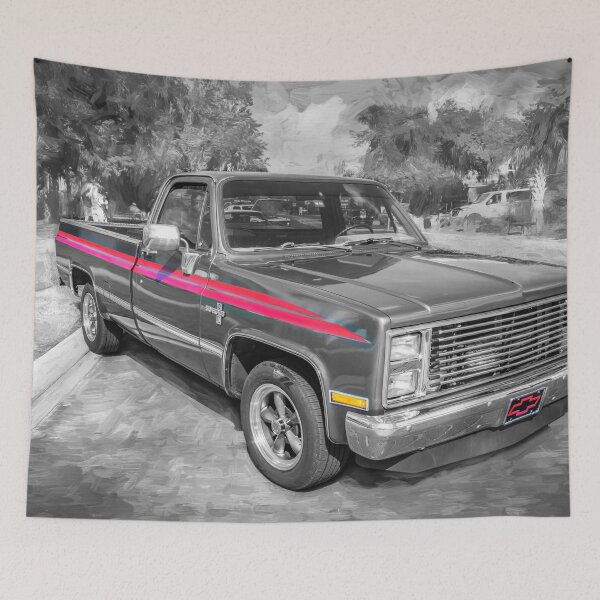 Item preview, 1987 Silver Chevrolet C10 Silverado Pick Up Truck X101 designed and sold by RichFrancoCars.