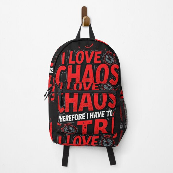 Item preview, I Love Chaos, Therefore I Have to Tri | Triathlon Motivation Merch designed and sold by Triathlongram.