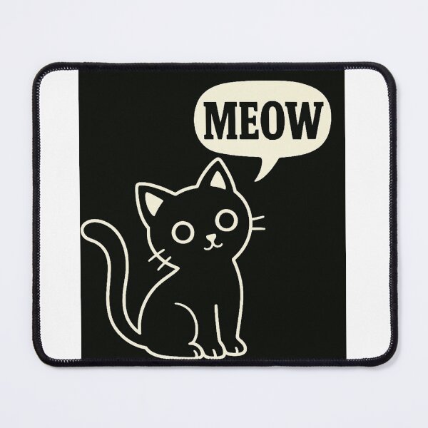 Item preview, "Monochrome Meow" designed and sold by AG Clothing Shop.