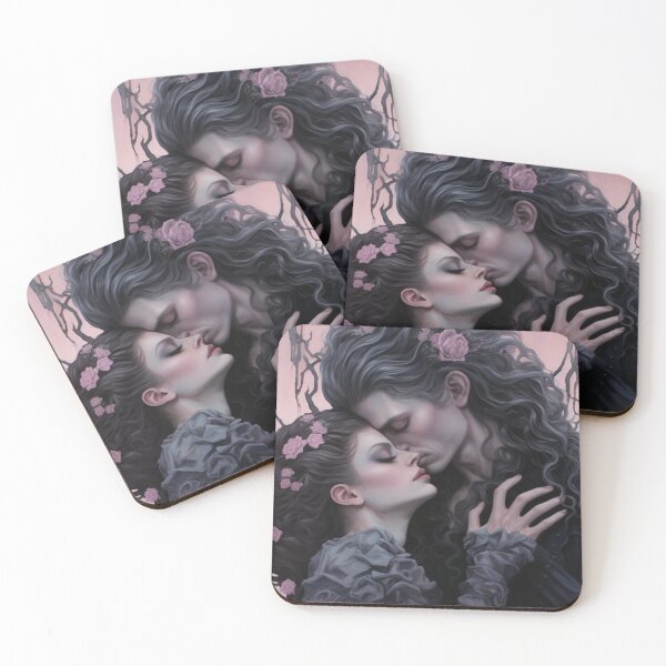 Item preview, Gothic Couple Print | Romance | Pastel Goth | Yearning designed and sold by Radiant-Art.