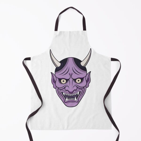 Item preview, Violet Japanese Oni Mask Hannya designed and sold by Kenshi_Ink.