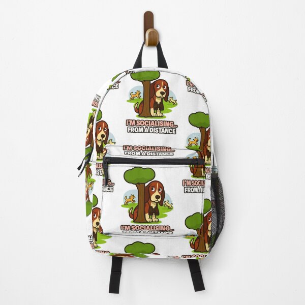 Item preview, Social Anxiety Dog Meme - I'm Socialising From A Distance designed and sold by EdgyEdgeArt.