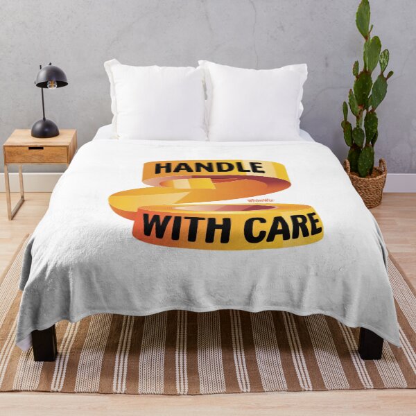 Item preview, Handle with Care - Silly Funny Quote designed and sold by WhimWiz.