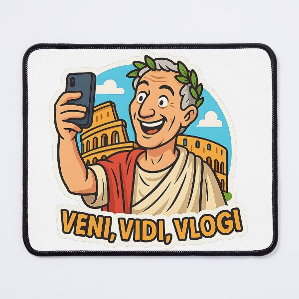 Item preview, Veni, Vidi, Vlogi – Julius Caesar Selfie designed and sold by Cheerioza.
