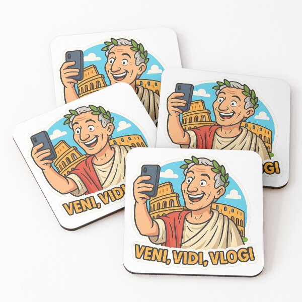 Item preview, Veni, Vidi, Vlogi – Julius Caesar Selfie designed and sold by Cheerioza.