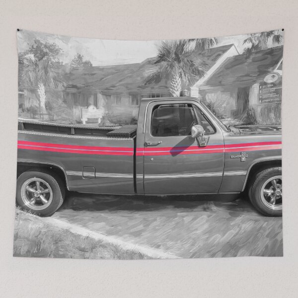 Item preview, 1987 Silver Chevrolet C10 Silverado Pick Up Truck X104 designed and sold by RichFrancoCars.