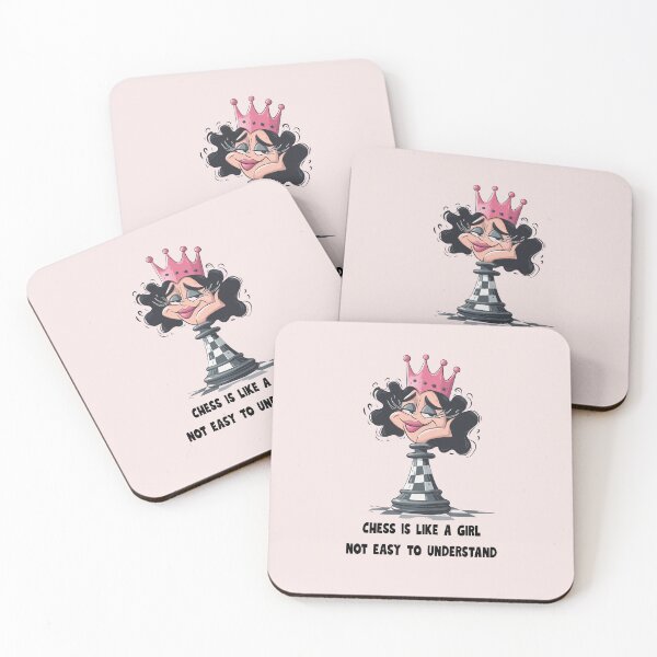 Item preview, Sarcastic Chess Queen – Not Easy to Understand designed and sold by OskArt design.