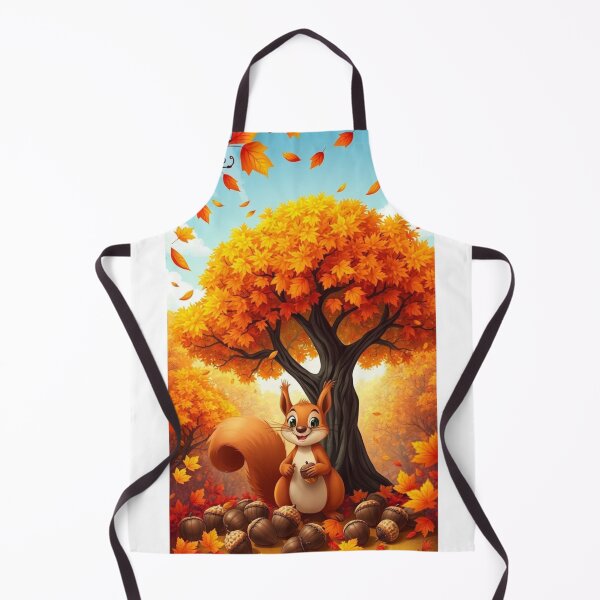 Item preview, Récolte d’Automne du Petit Écureuil Squirrel’s Autumn Harvest designed and sold by Drawingshirts.