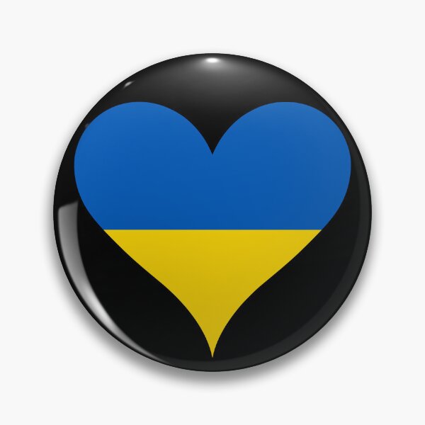Item preview, Ukrainian Flag Heart designed and sold by NTGUILTY.