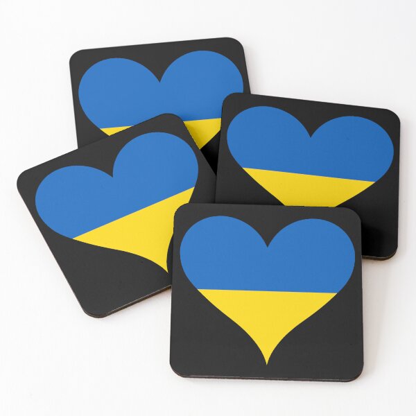 Item preview, Ukrainian Flag Heart designed and sold by NTGUILTY.