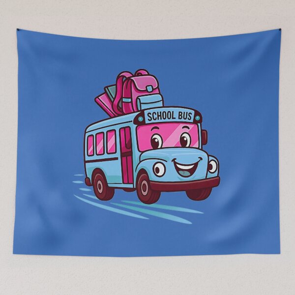 Item preview, Pastel School Bus designed and sold by OMdesign10.