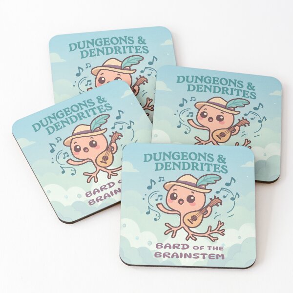 Item preview,  Dungeons & Dendrites – Bard of the Brainstem Neuron Musician designed and sold by daintyriot.