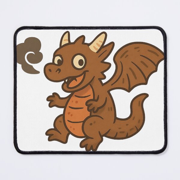 Item preview, Grill 'Em All - Cute Dragon BBQ Grilling Food Pun designed and sold by Alchemy Ink.