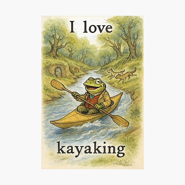 Item preview, I Love Kayaking designed and sold by Tridentulus.