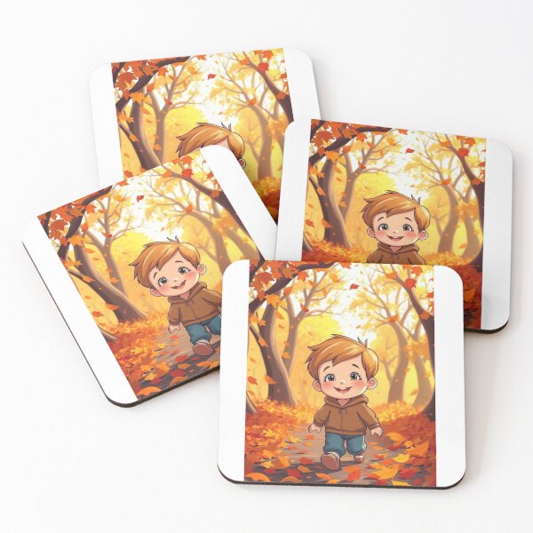 Item preview, Marcher Parmi les Feuilles d’Automne Walking Through Autumn Leaves designed and sold by Drawingshirts.